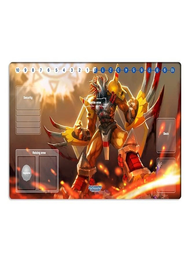 Mlikemat New DTCG Duel Playmat Digimon Wargreymon Anime Trading Card Game Mat Pad + Free Mat Bag - Image 2